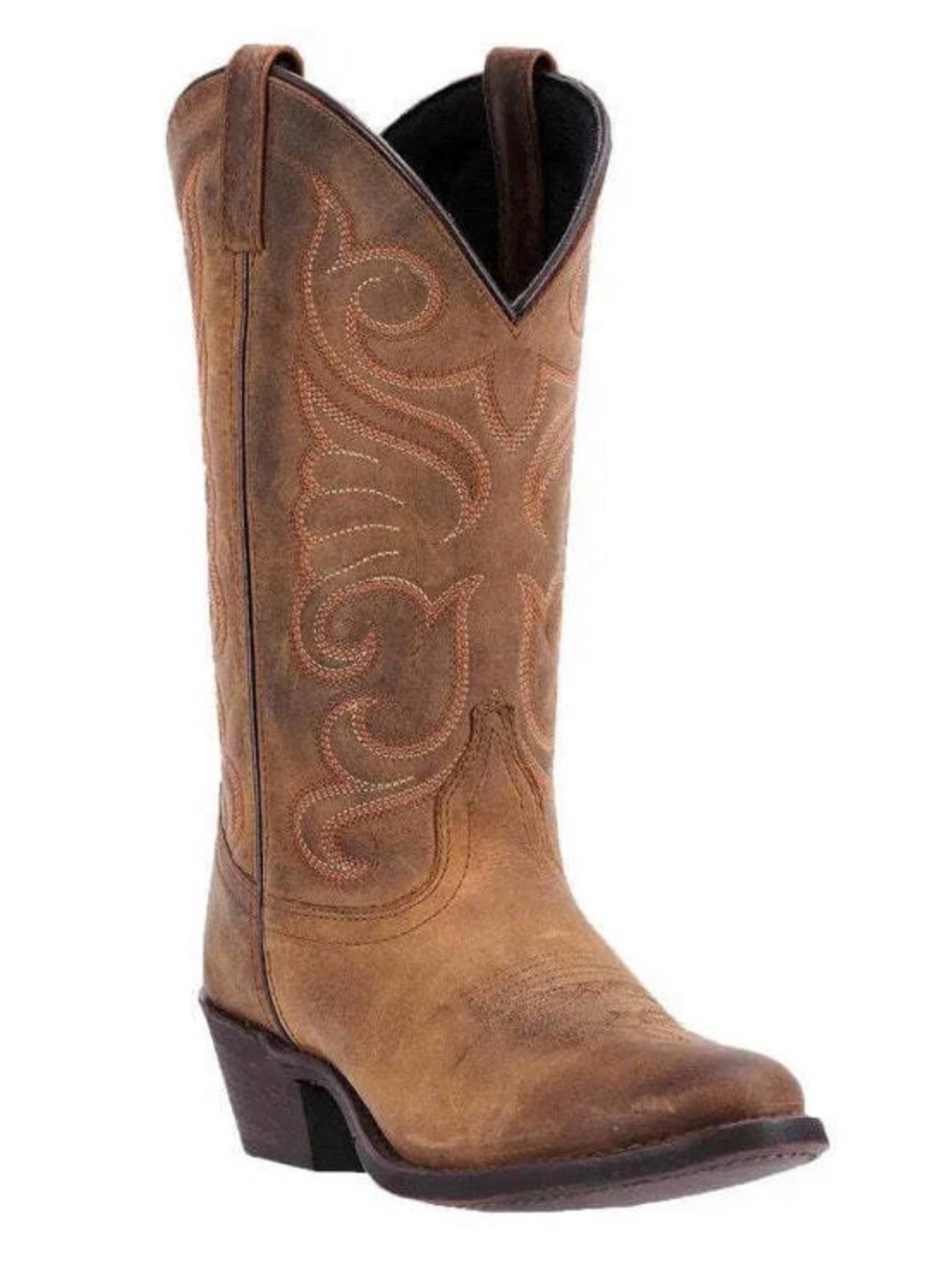 Laredo Bridget Women's Tan Leather Boot 51084 Size 10